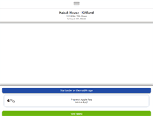 Tablet Screenshot of kirklandkababhouse.com